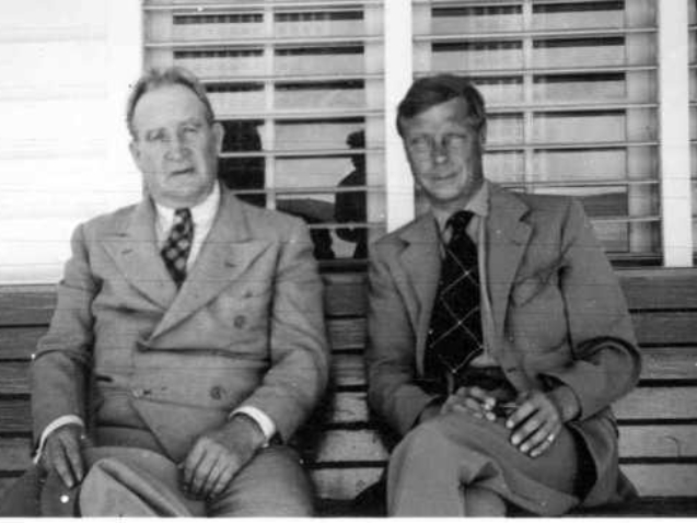 Sir Harry Oakes, left, and his friend the Duke of Windsor, the former King Edward VIII of England.